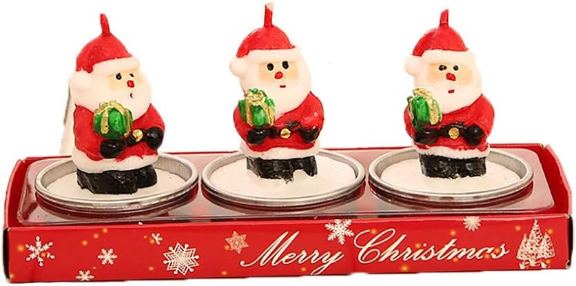 Decorative Christmas Candles Cute Little Things Christmas House Santa Claus Christmas Gifts Pinecones Snowman