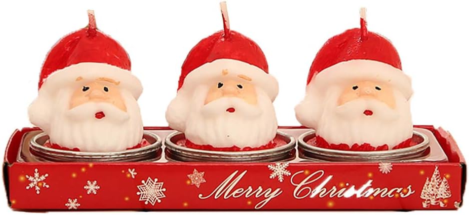 Decorative Christmas Candles Cute Little Things Christmas House Santa Claus Christmas Gifts Pinecones Snowman