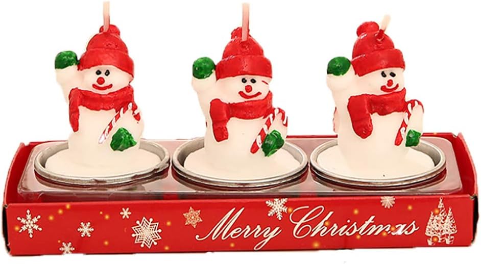 Decorative Christmas Candles Cute Little Things Christmas House Santa Claus Christmas Gifts Pinecones Snowman