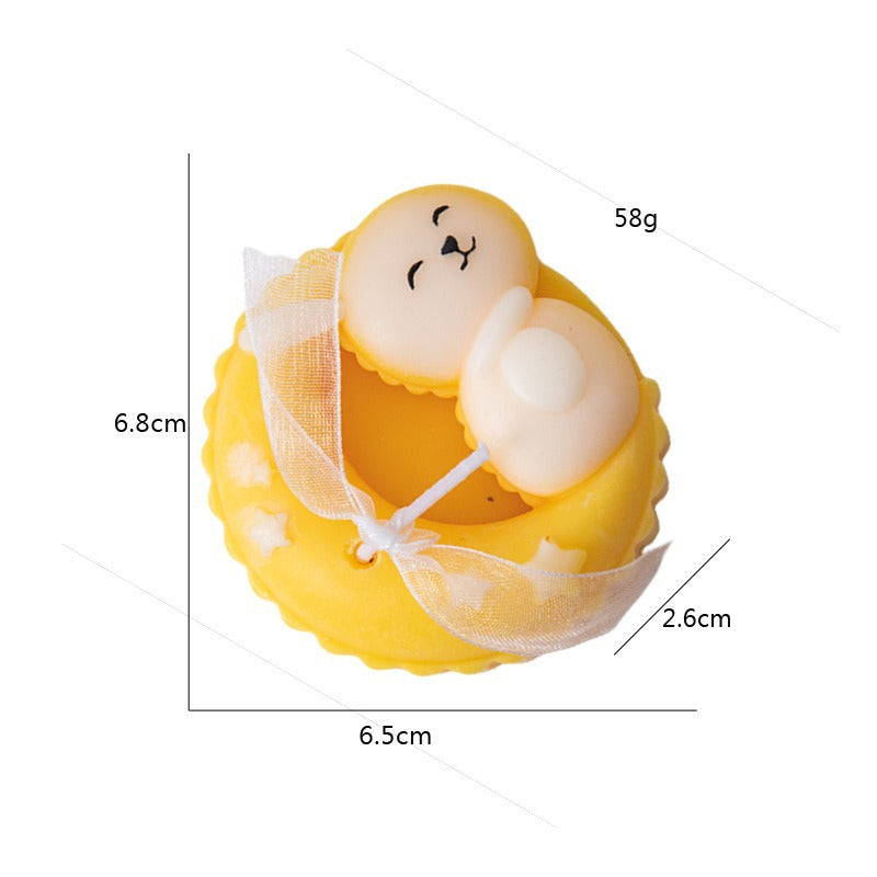 Mid-autumn Rabbit-shaped Aromatherapy Candle Creative Mid-Autumn Festival Gift Scented Companion Candles Ornaments